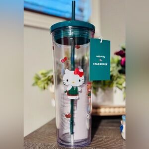 Starbucks x Hello Kitty Cold Cup Tumbler NWT